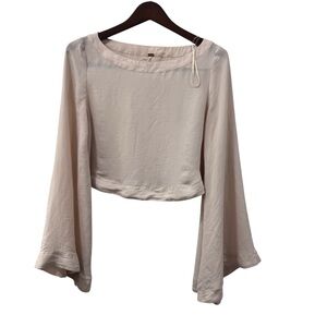 Free People Stars Aligned bell sleeve top. Size XS